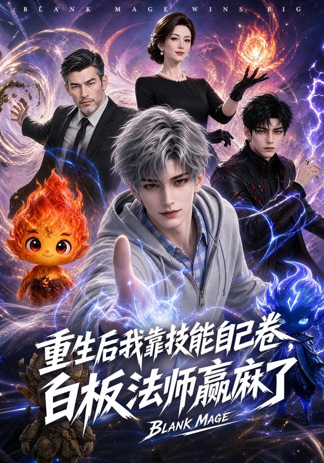 重生后我靠技能自己卷，白板法师赢麻了 cover