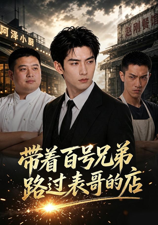 带着百号兄弟路过表哥的店