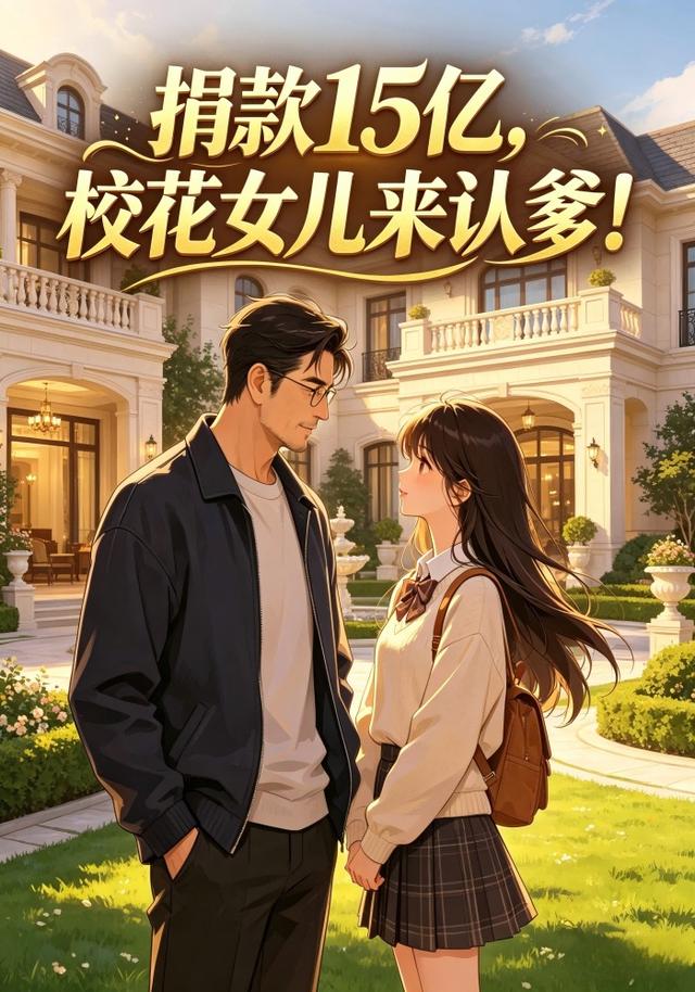捐款15亿，校花女儿来认爹！
