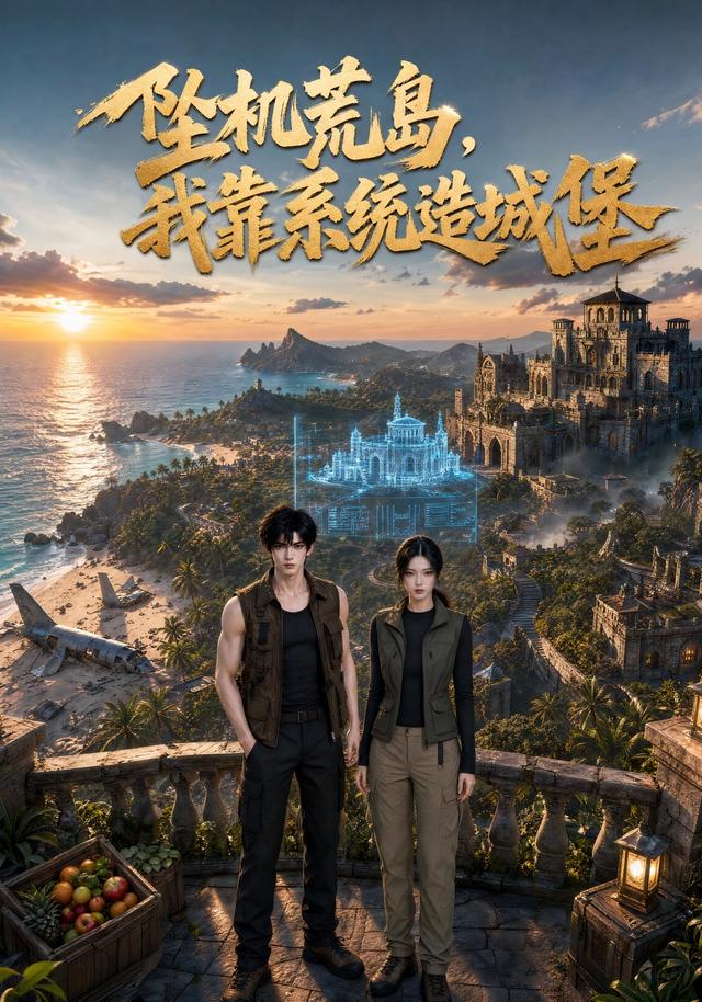 坠机荒岛，我靠系统造城堡 cover