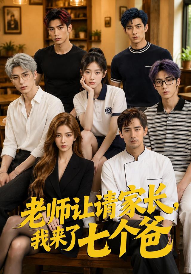 老师让请家长，我来了七个爸