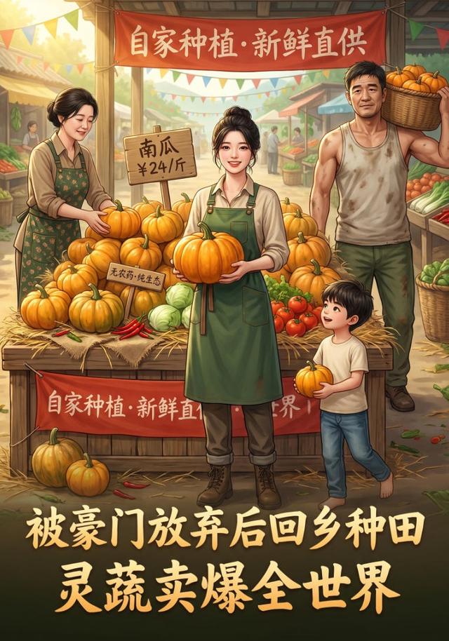 被豪门放弃后回乡种田，灵蔬卖爆全世界