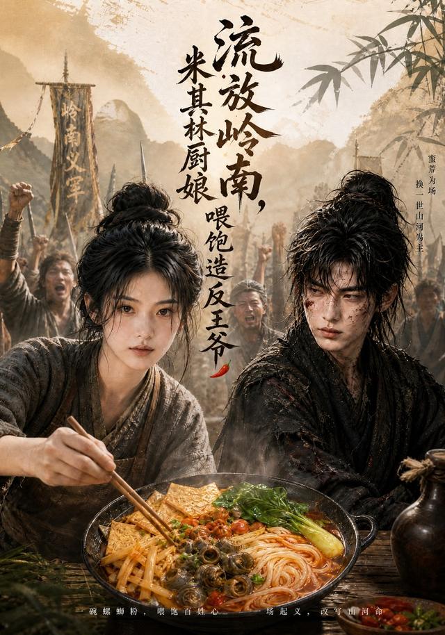 流放岭南，米其林厨娘喂饱造反王爷 cover