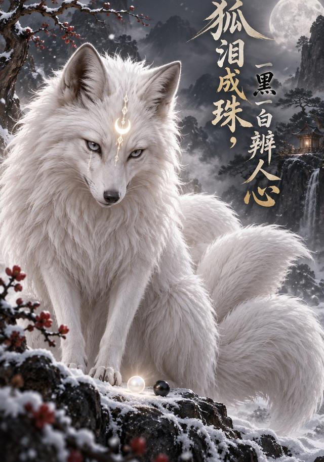 狐泪成珠，一黑一白辨人心