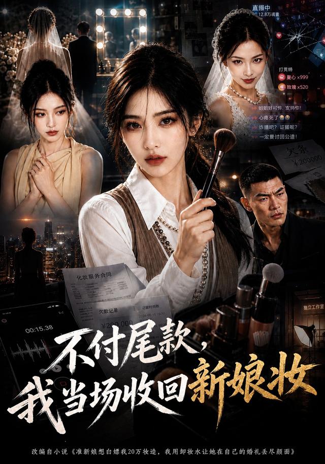 不付尾款，我当场收回新娘妆