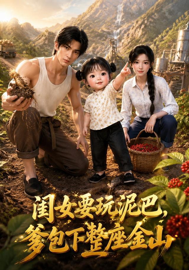 闺女要玩泥巴，爹包下整座金山