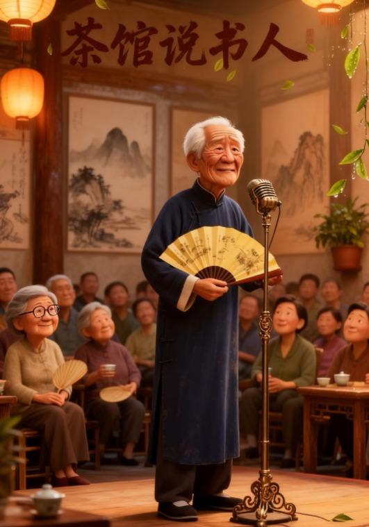 茶馆说书人封面图