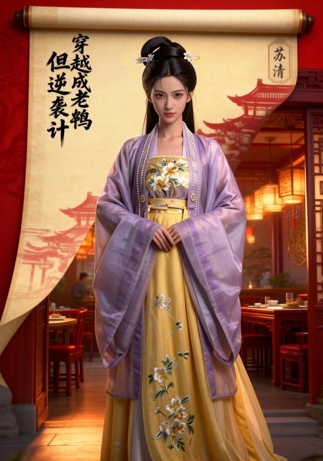 穿越成老鸨但逆袭计封面图