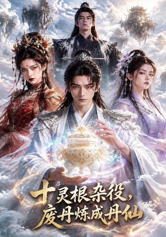 十灵根杂役，废丹炼成丹仙封面