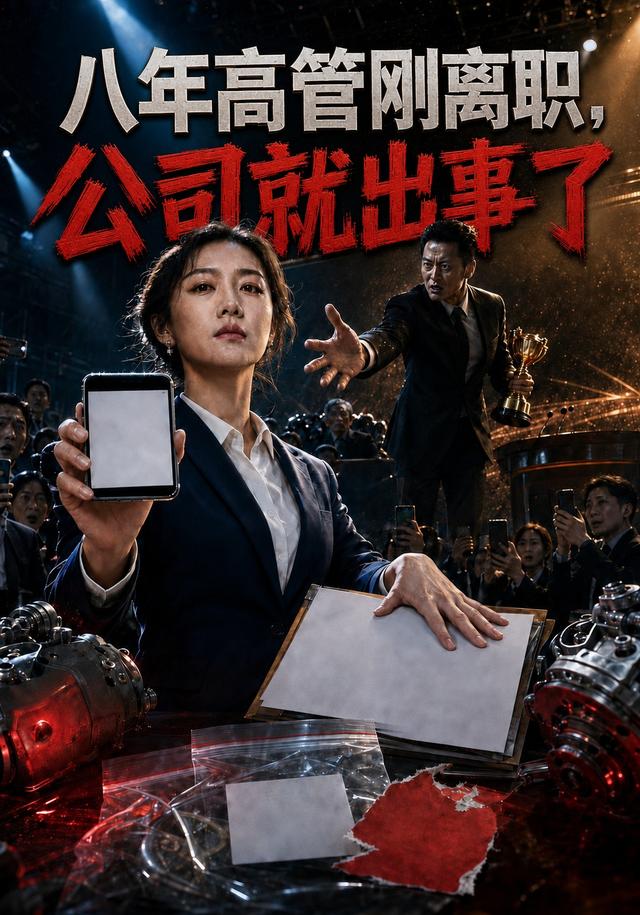八年高管刚离职，公司就出事了