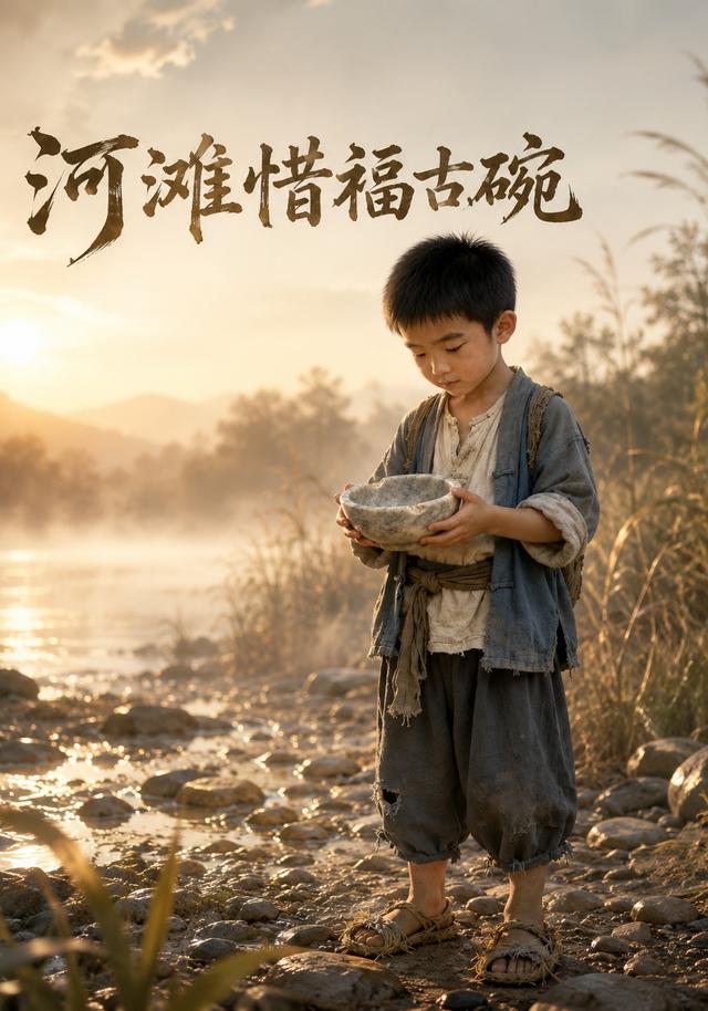 河滩惜福古碗