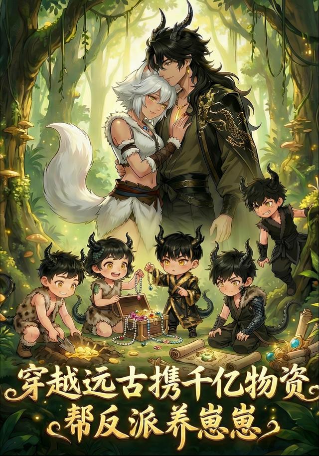 穿越远古携千亿物资帮反派养崽崽封面图
