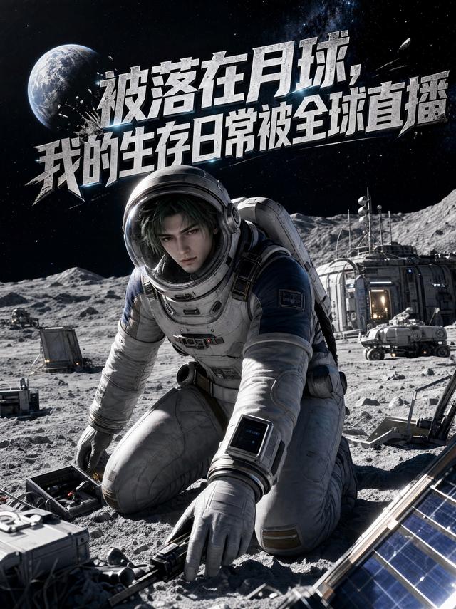被落在月球，我的生存日常被全球直播
