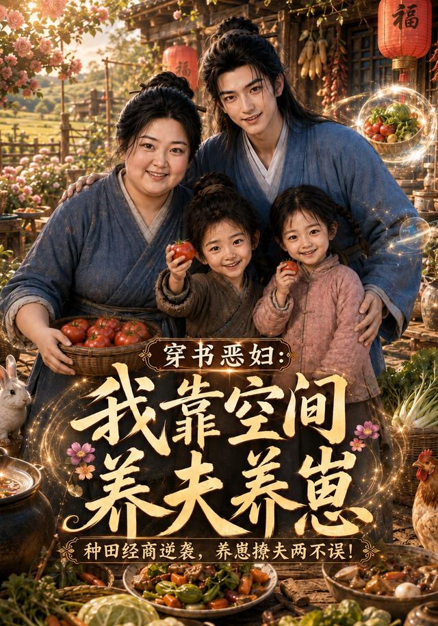 穿书恶妇：我靠空间养夫养崽 cover