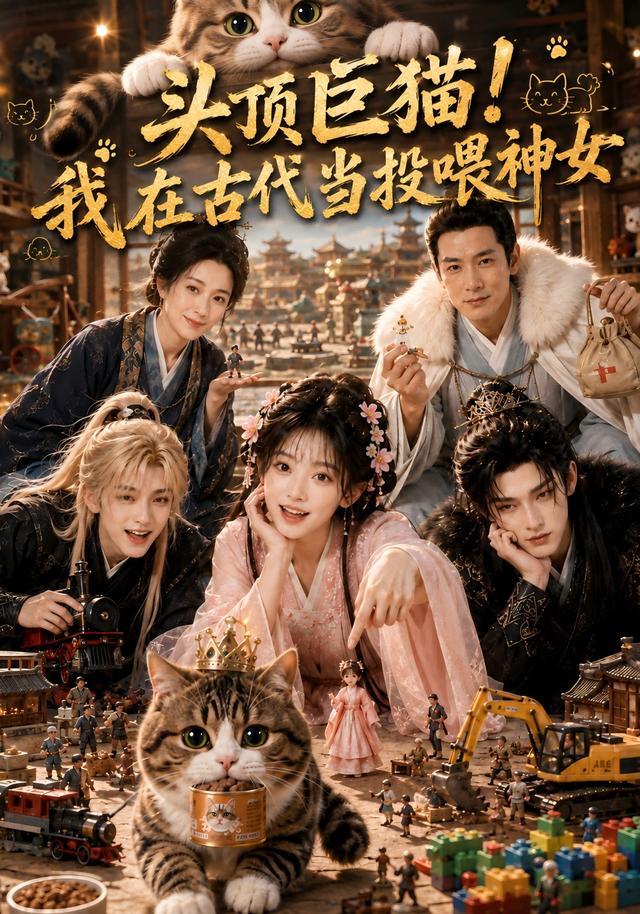 头顶巨猫！我在古代当投喂神女 cover
