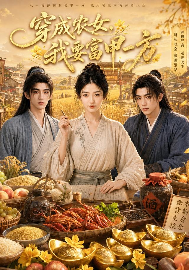穿成农女，我要富甲一方 cover