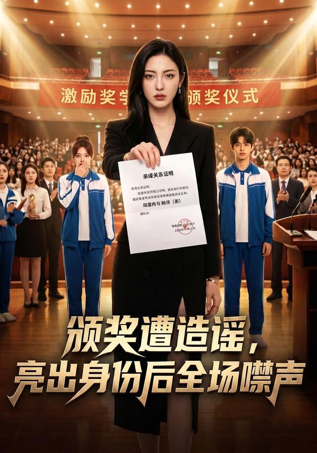 颁奖遭造谣，亮出身份后全场噤声 cover