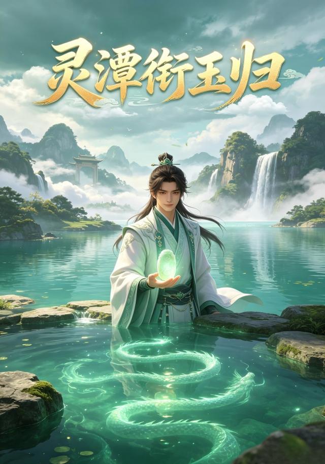 灵潭衔玉归