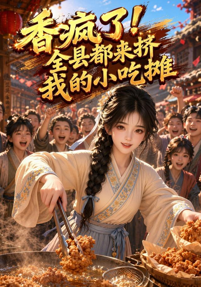 香疯了！全县都来挤我的小吃摊