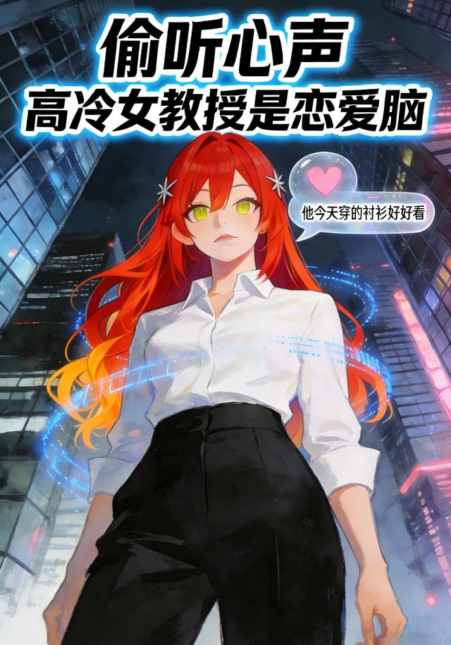 偷听心声，高冷女教授是恋爱脑？封面图