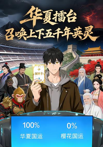 华夏擂台，召唤上下五千年英灵封面图