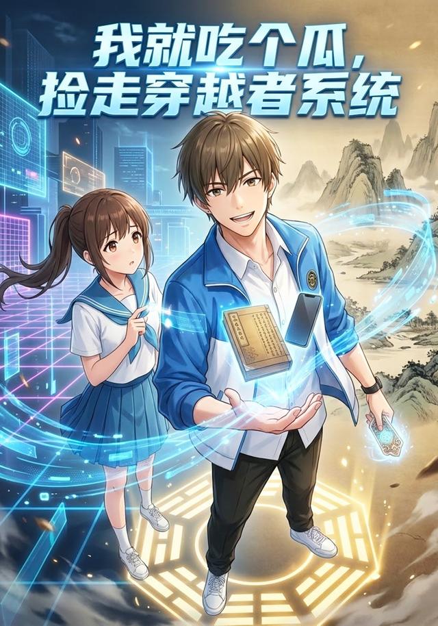 我就吃个瓜，捡走穿越者系统封面图