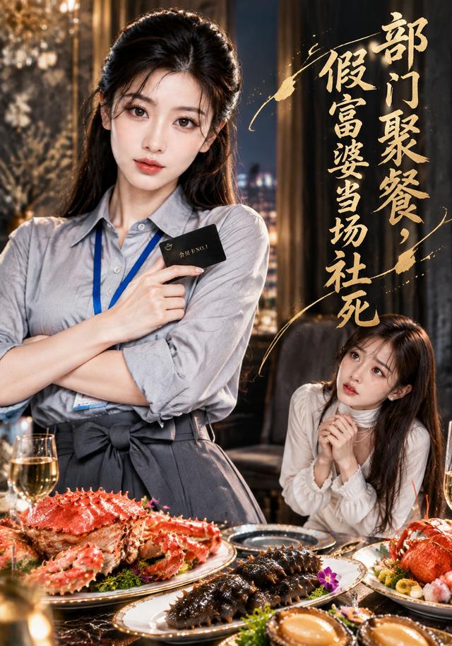 部门聚餐，假富婆当场社死