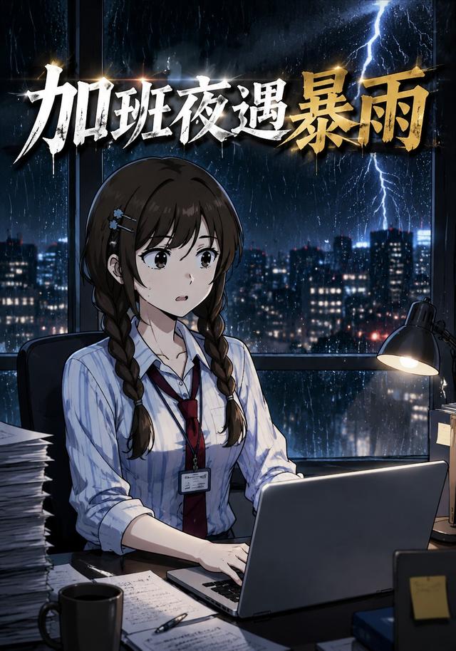 加班夜遇暴雨