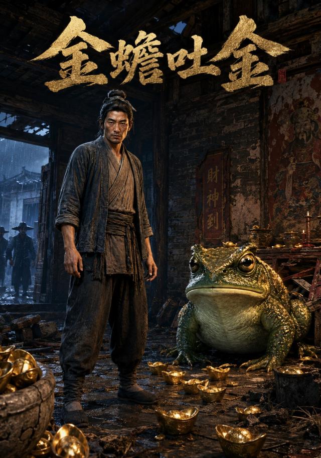金蟾吐金