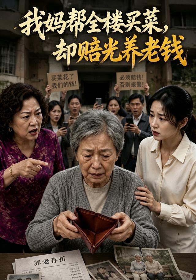 我妈帮全楼买菜，却赔光养老钱