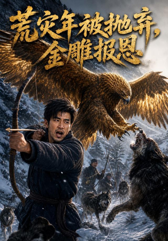 荒灾年被抛弃，金雕报恩
