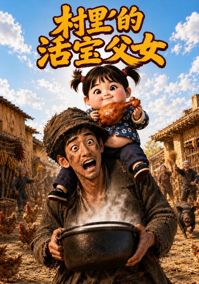 村里的活宝父女