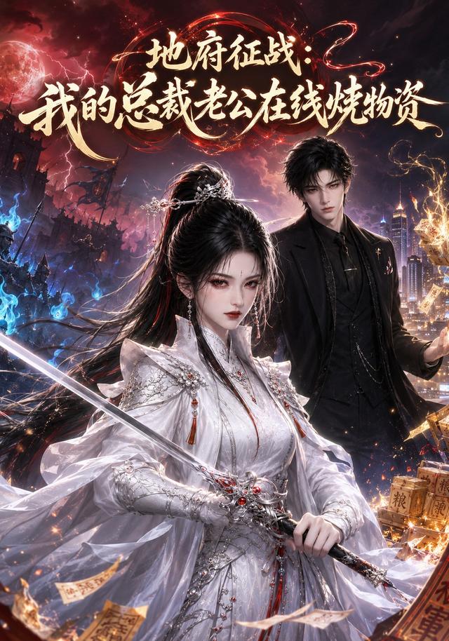 地府征战：我的总裁老公在线烧物资 cover