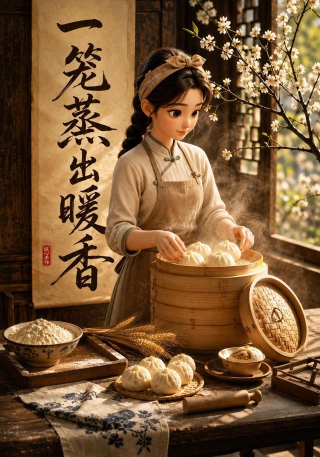 一笼蒸出暖香