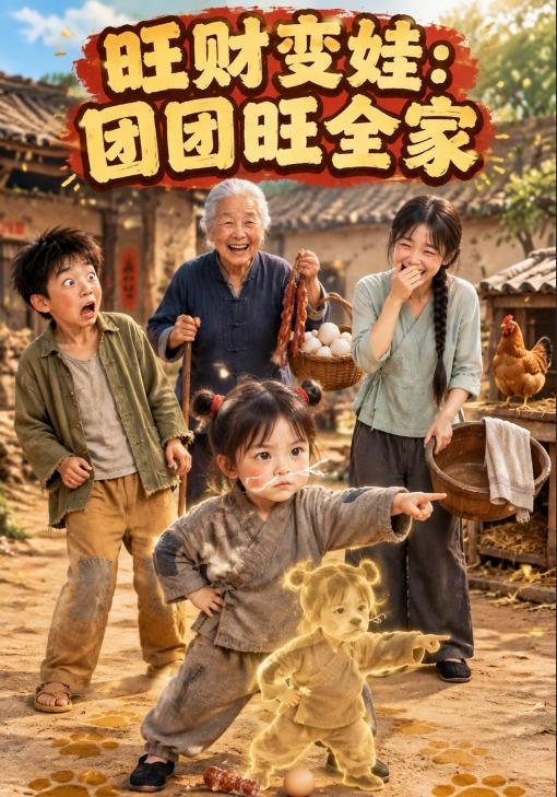 旺财变娃：团团旺全家