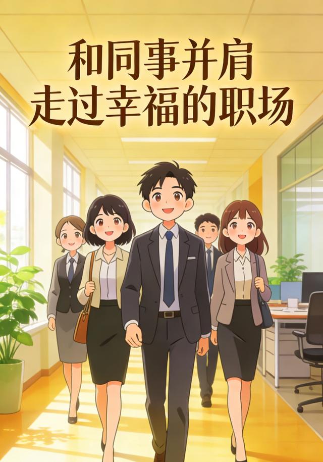 和同事并肩走过幸福的职场封面图
