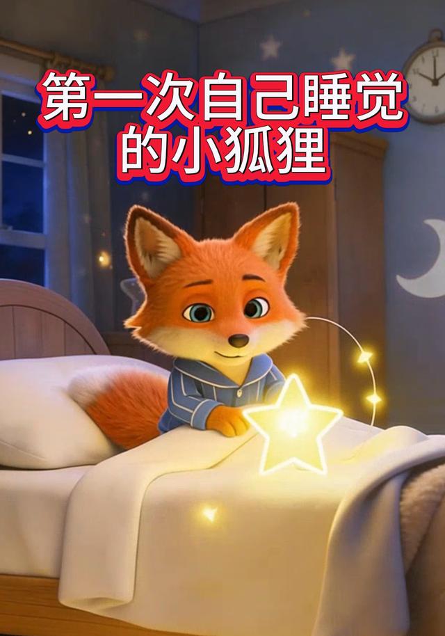 第一次自己睡觉的小狐狸封面图