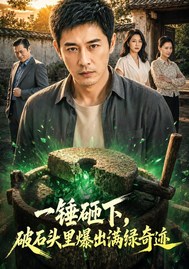 一锤砸下，破石头里爆出满绿奇迹 cover