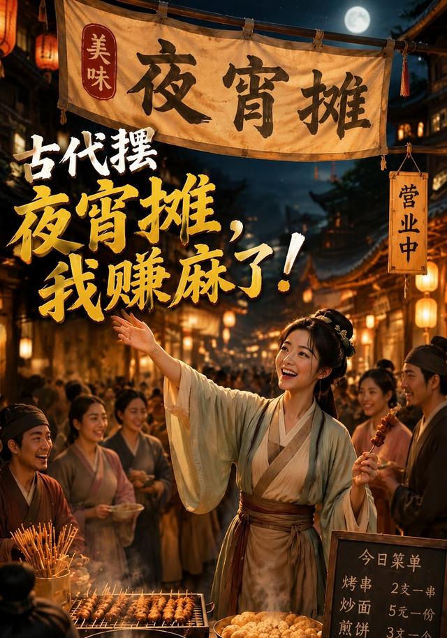 古代摆夜宵摊，我赚麻了