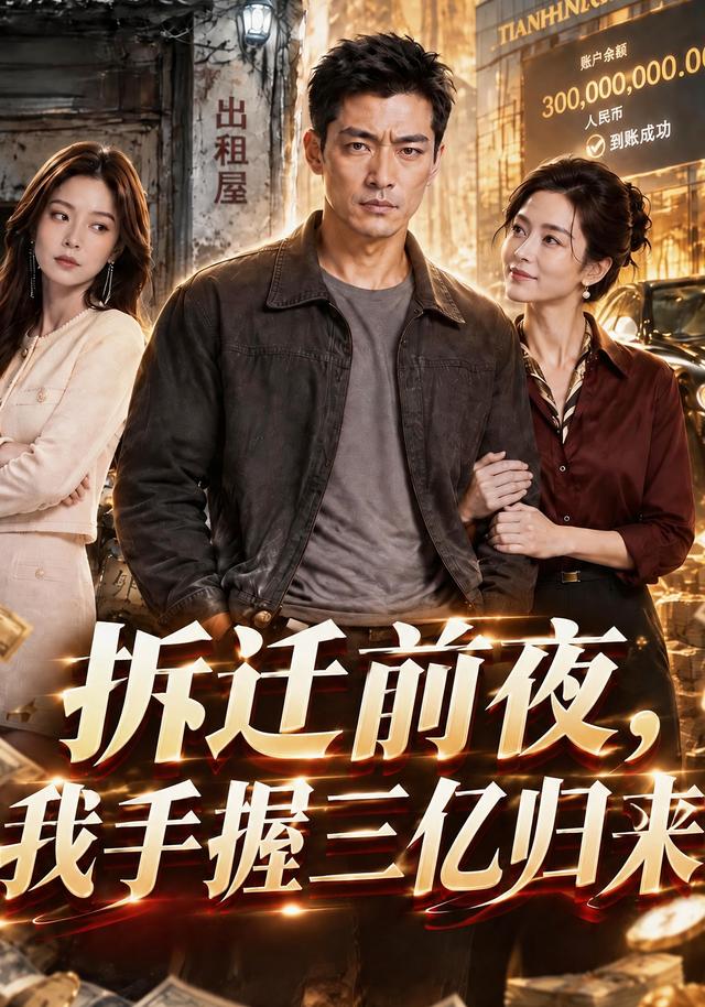 《拆迁前夜，我手握三亿归来》作品海报