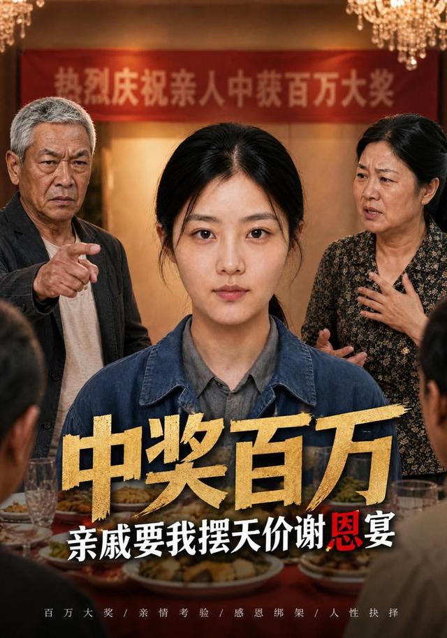 中奖百万，亲戚要我摆天价谢恩宴 cover