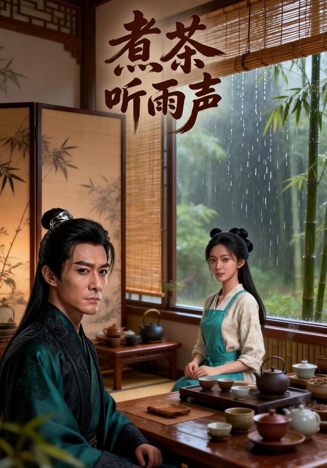 煮茶听雨声