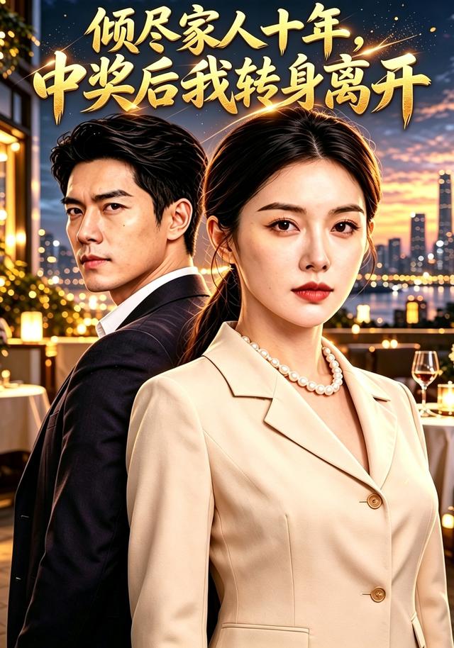 《倾尽家人十年，中奖后我转身离开》作品海报