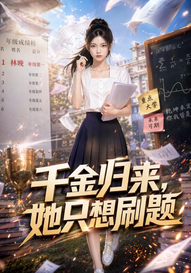 千金归来，她只想刷题 cover