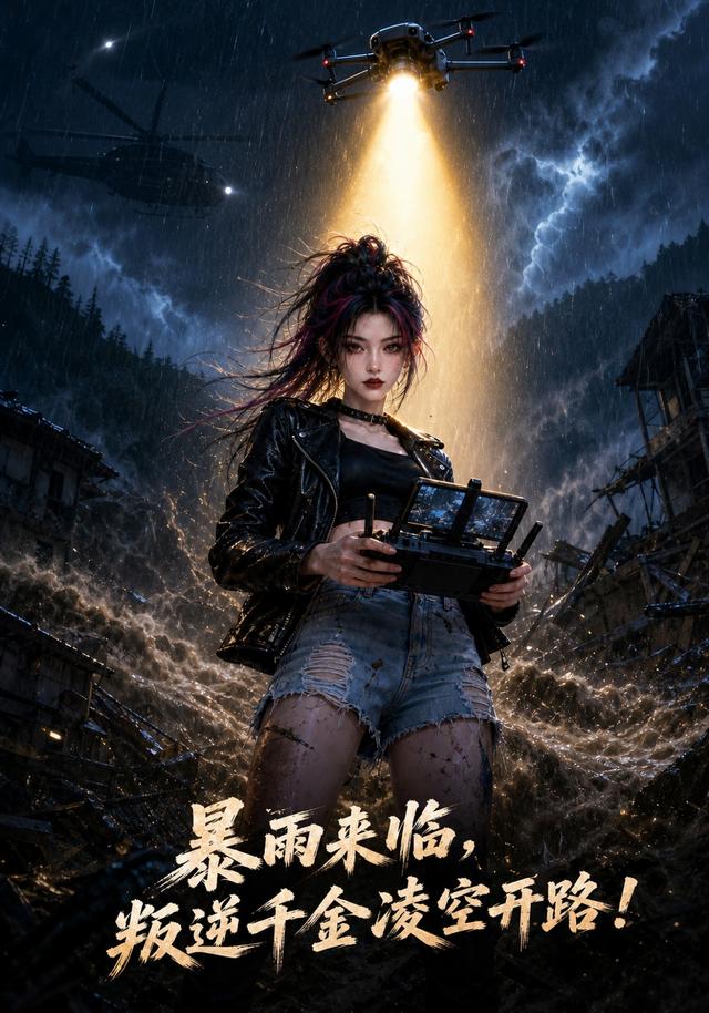 暴雨来临，叛逆千金凌空开路