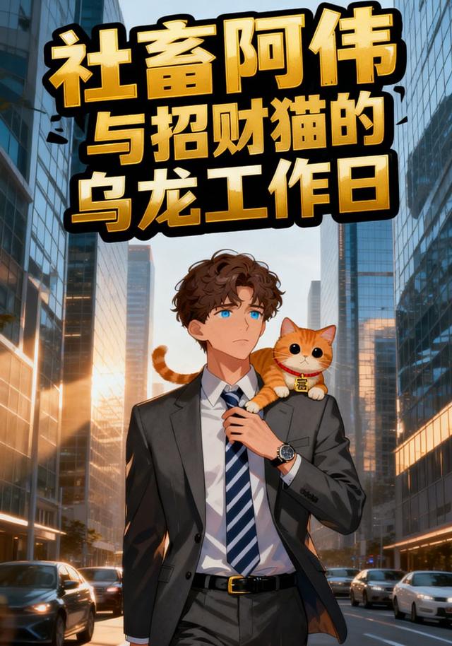 社畜阿伟与招财猫的乌龙工作日封面图