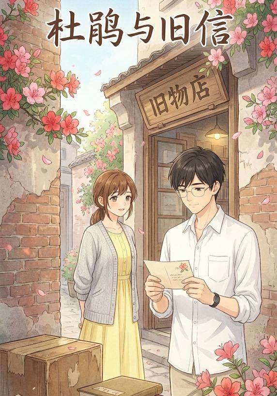 杜鹃与旧信封面图