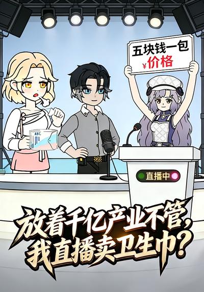 放着千亿产业不管，我直播卖卫生巾