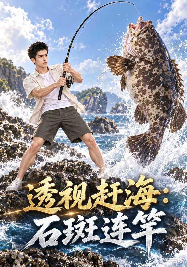 透视赶海：石斑连竿