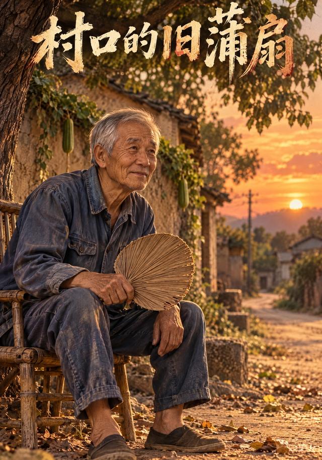 村口的旧蒲扇